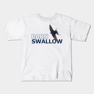 jz.birds Barn Swallow Bird Watching Birder Design Kids T-Shirt